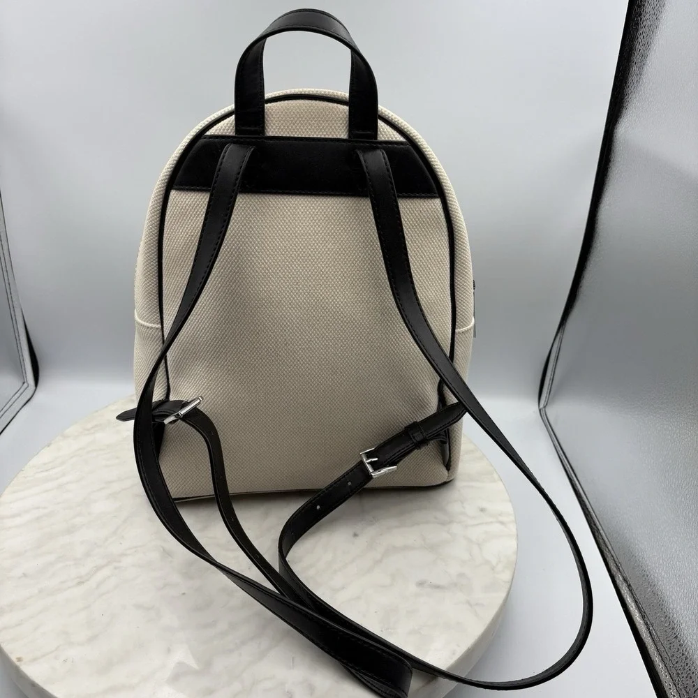 Rare Michael Kors Abbey Medium Backpack Graffiti Print Logo MK Bag MSRP $398‎
